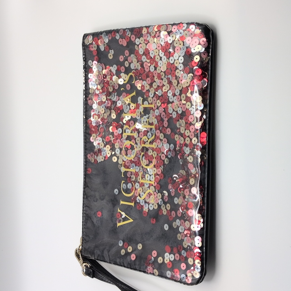 Sequin Victoria's Secret Makeup Bag
